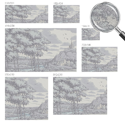 Moderná fototapeta Rozprávková krajina