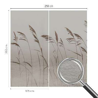 Dekoratívna fototapeta na stenu Trávy v hmle