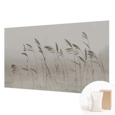 Dekoratívna fototapeta na stenu Trávy v hmle