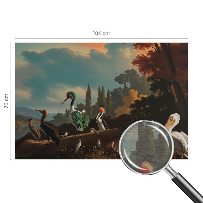 Luxusná tapeta Malebné vtáky