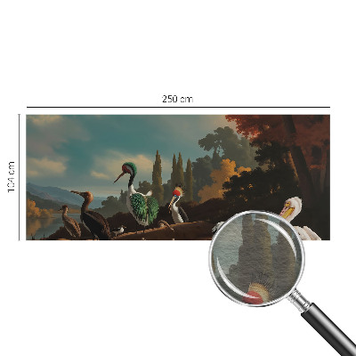 Luxusná tapeta Malebné vtáky