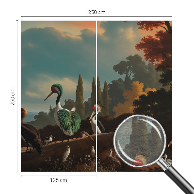 Luxusná tapeta Malebné vtáky