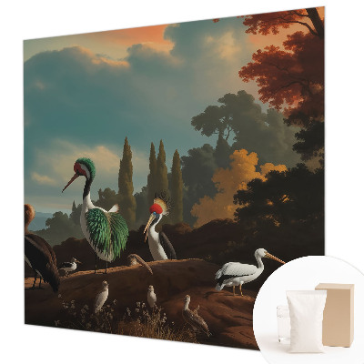 Luxusná tapeta Malebné vtáky