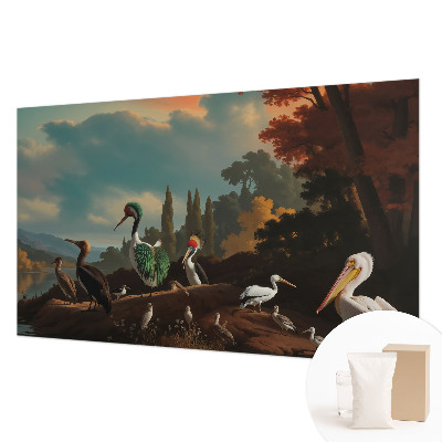 Luxusná tapeta Malebné vtáky