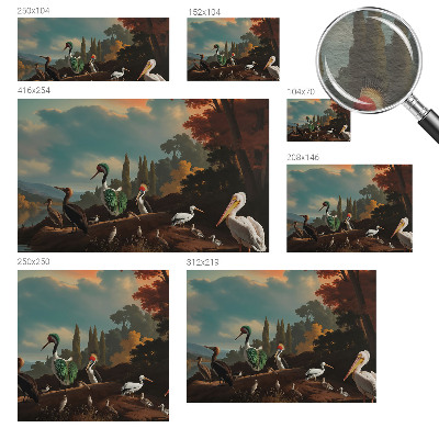 Luxusná tapeta Malebné vtáky