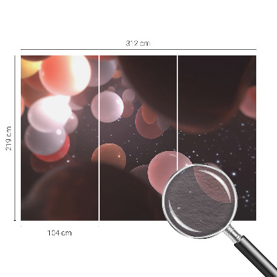 Vliesová tapeta Vesmírne gule