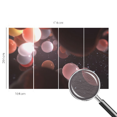 Vliesová tapeta Vesmírne gule