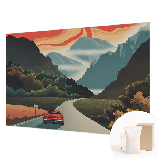 Vliesová fototapeta do obývačky Horské dobrodružstvo