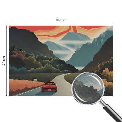 Vliesová fototapeta do obývačky Horské dobrodružstvo