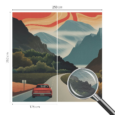 Vliesová fototapeta do obývačky Horské dobrodružstvo