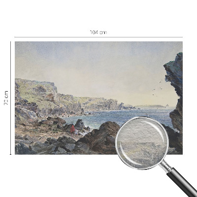 Fototapeta s potlačou na vliese Tiché pobrežie