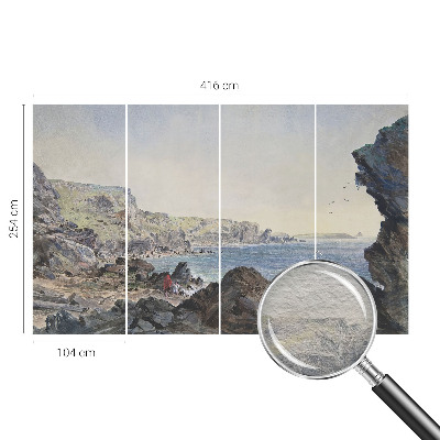 Fototapeta s potlačou na vliese Tiché pobrežie