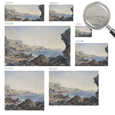 Fototapeta s potlačou na vliese Tiché pobrežie