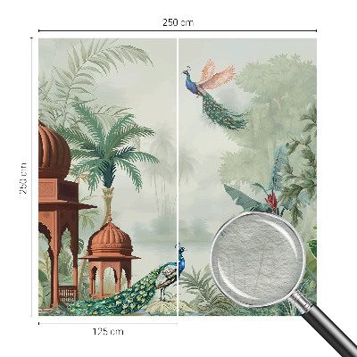 Vliesová fototapeta s potlačou Pávie záhrady