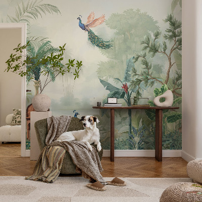 Vliesová fototapeta s potlačou Pávie záhrady