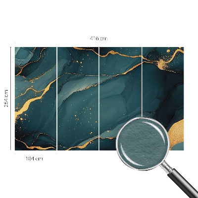 Fototapeta na mieru do obývačky Tmavomodrá abstrakcia