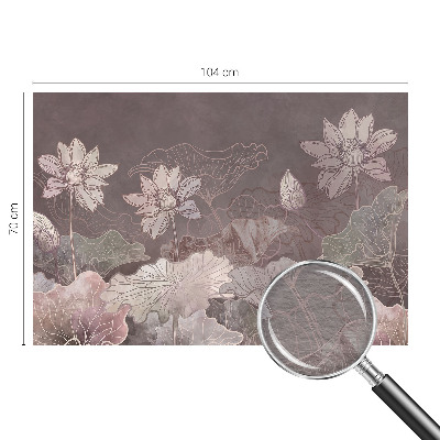 Fototapeta na mieru do spálne Pokojná botanika