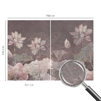 Fototapeta na mieru do spálne Pokojná botanika