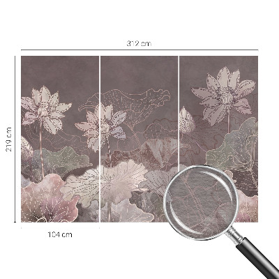 Fototapeta na mieru do spálne Pokojná botanika