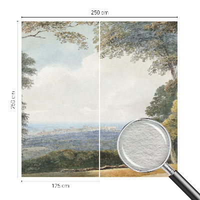 Fototapeta na stenu Zalesnená krajina