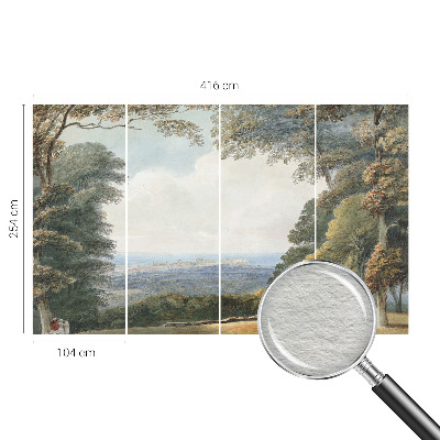 Fototapeta na stenu Zalesnená krajina