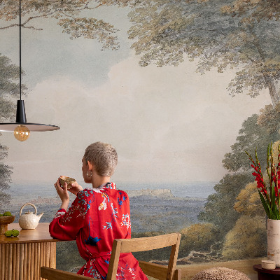 Fototapeta na stenu Zalesnená krajina