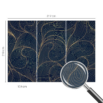 Vliesová fototapeta na stenu Vlnitý motív