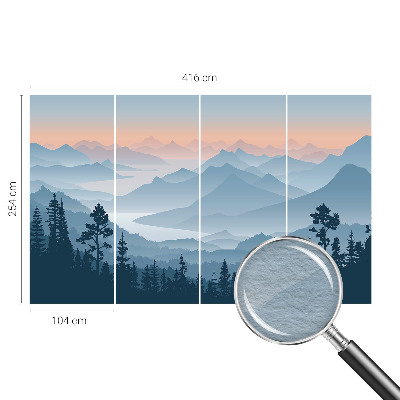 Fototapeta na mieru Horská panoráma