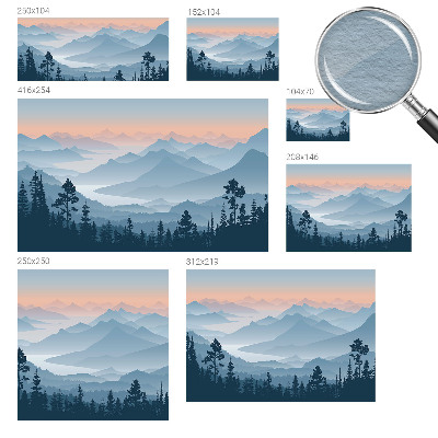 Fototapeta na mieru Horská panoráma