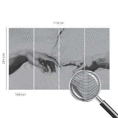 Fototapeta do spálne Hypnotické ruky