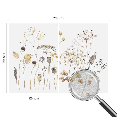 Fotografická tapeta vliesová Divoké kvety