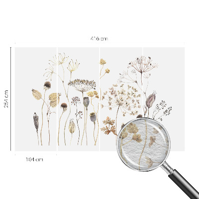 Fotografická tapeta vliesová Divoké kvety