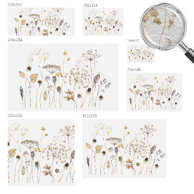 Fotografická tapeta vliesová Divoké kvety