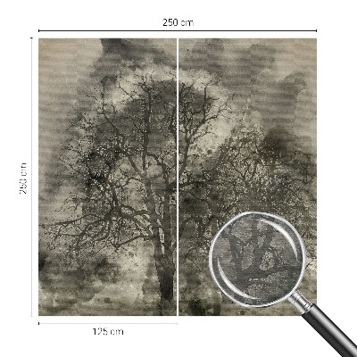 Moderná fototapeta Tajomné stromy