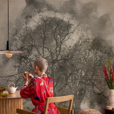 Moderná fototapeta Tajomné stromy