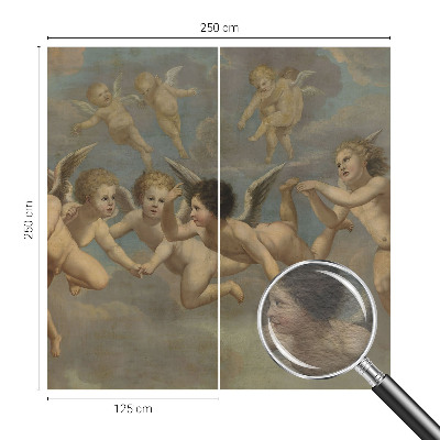 Moderná fototapeta na mieru Anjelské postavy