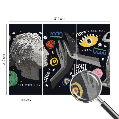 Fototapeta na mieru do obývačky Farebná výstava