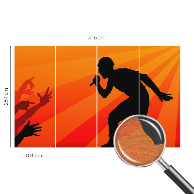 Tapeta Rytmická scéna