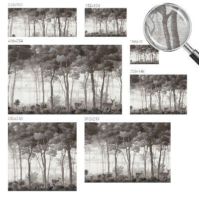 Vliesová tapeta Lesná mágia