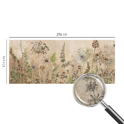 Vliesová fototapeta do spálne Rustikálne kvety