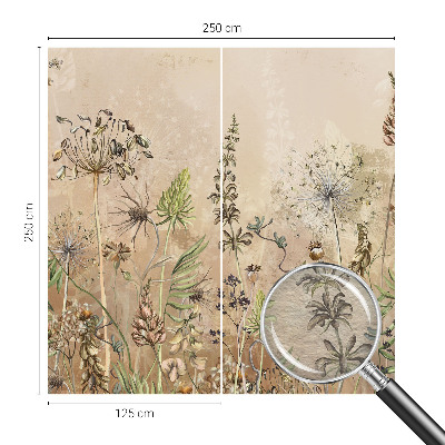 Vliesová fototapeta do spálne Rustikálne kvety