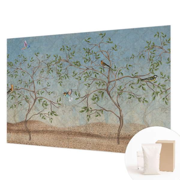 Fotografická tapeta vliesová Vtáky v stromoch