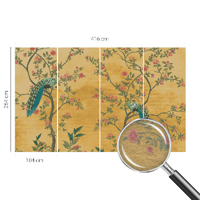 Luxusná tapeta Pávy