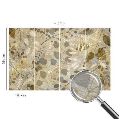 Tapeta na stenu Listy vetvičky