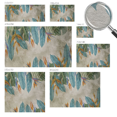 Vliesová fototapeta Tropické kvety