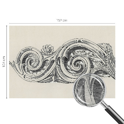 Fototapeta na stenu Rastlinná ozdoba