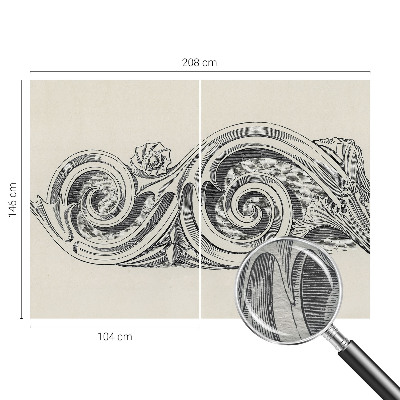 Fototapeta na stenu Rastlinná ozdoba