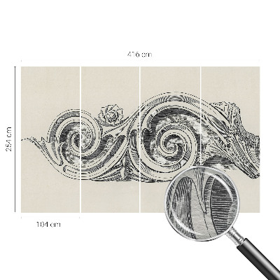 Fototapeta na stenu Rastlinná ozdoba