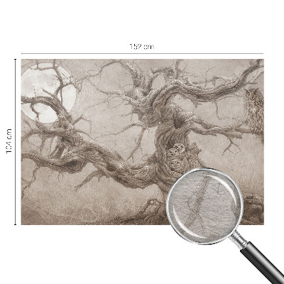 Vliesová fototapeta do spálne Nočné vtáky