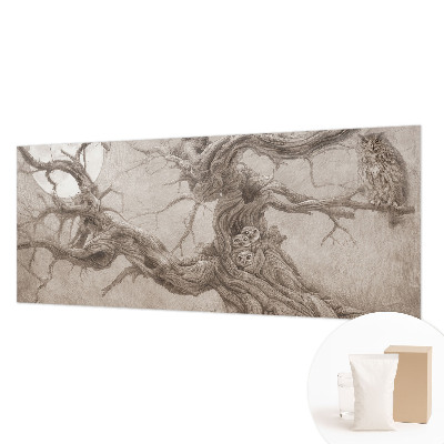 Vliesová fototapeta do spálne Nočné vtáky